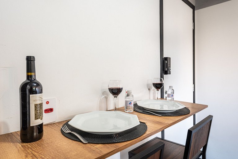 AQ2 Studio charmoso para 2 | Bela Vista