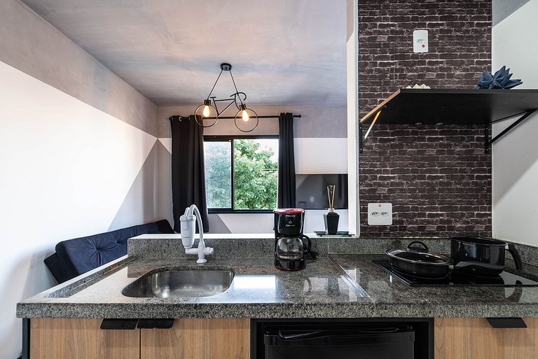 AQ2 Studio charmoso para 2 | Bela Vista