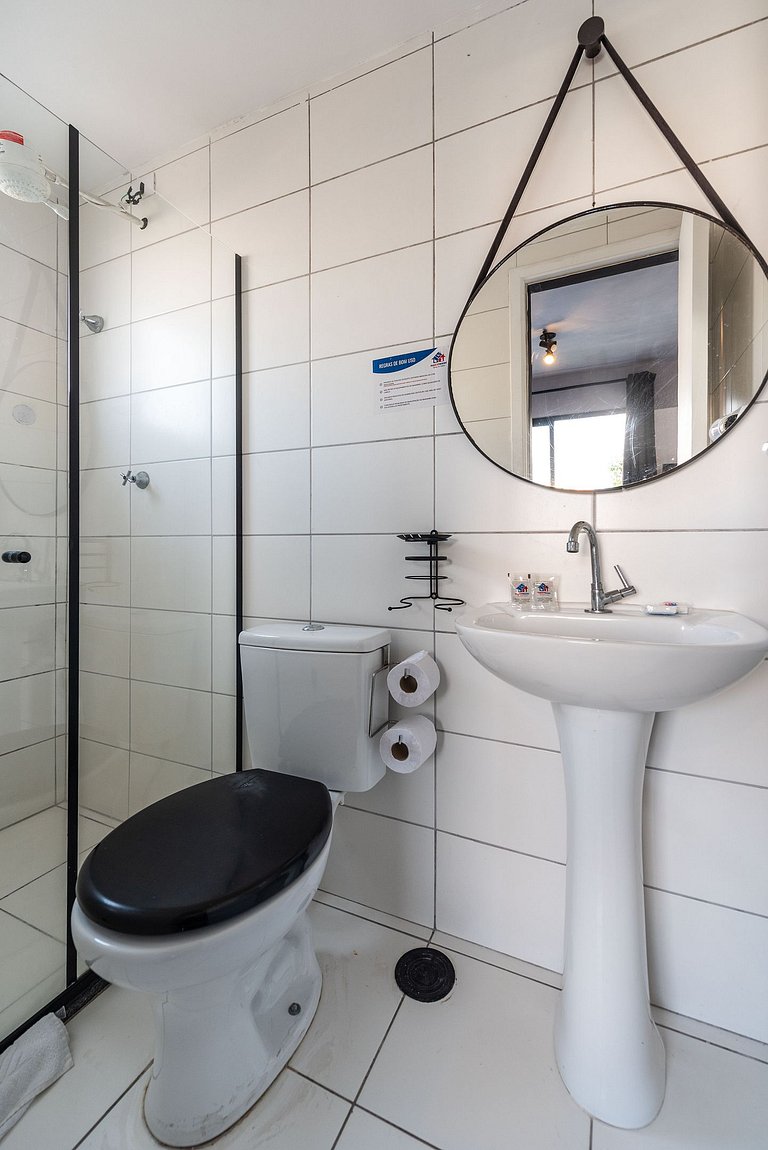 AQ2 Studio charmoso para 2 | Bela Vista