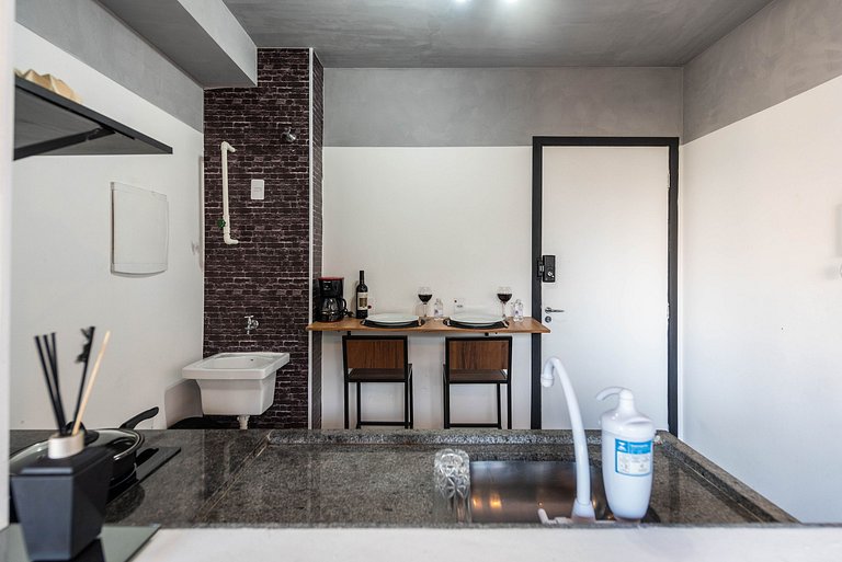 AQ2 Studio charmoso para 2 | Bela Vista