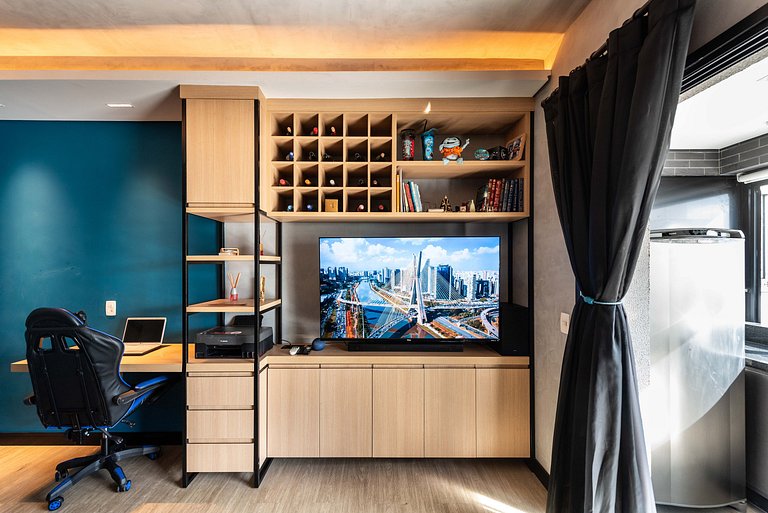 MS1205 Studio moderno com garden privativo