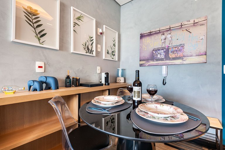 MS1205 Studio moderno com garden privativo