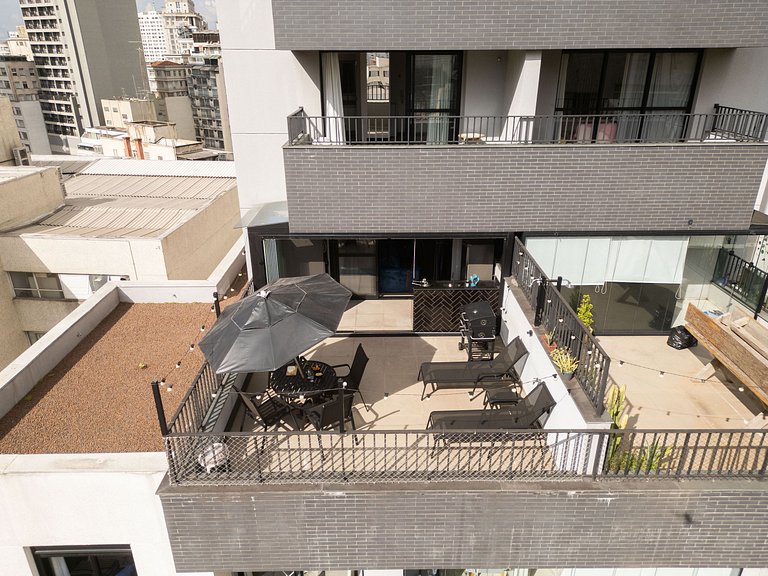 MS1205 Apto Contemporâneo Espaço Privativo C ofurô