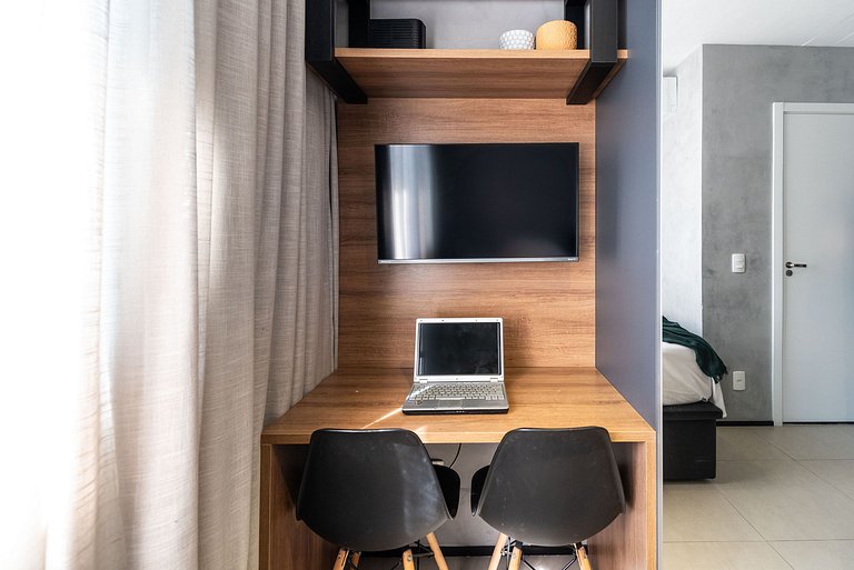 VNF1204 Seu Refúgio Perto do Shopping Frei Caneca