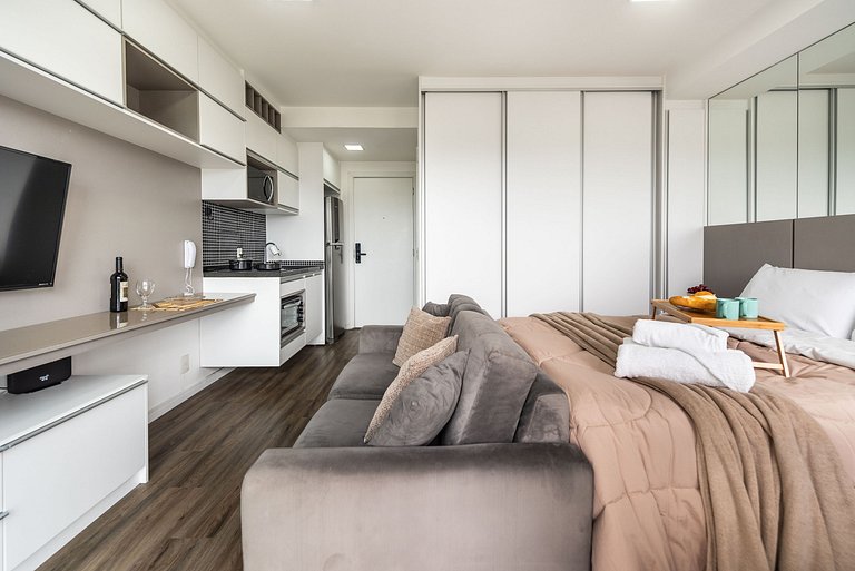 IA1104 Studio charmoso e confortável em Moema