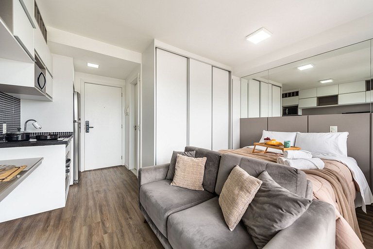 IA1104 Studio charmoso e confortável em Moema