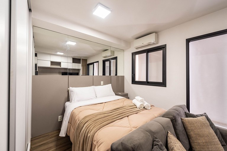 IA1104 Studio charmoso e confortável em Moema