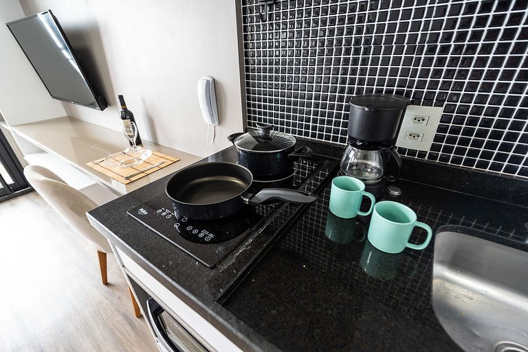 IA1104 Studio charmoso e confortável em Moema