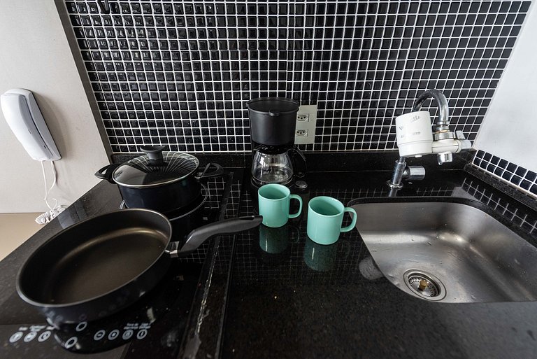 IA1104 Studio charmoso e confortável em Moema