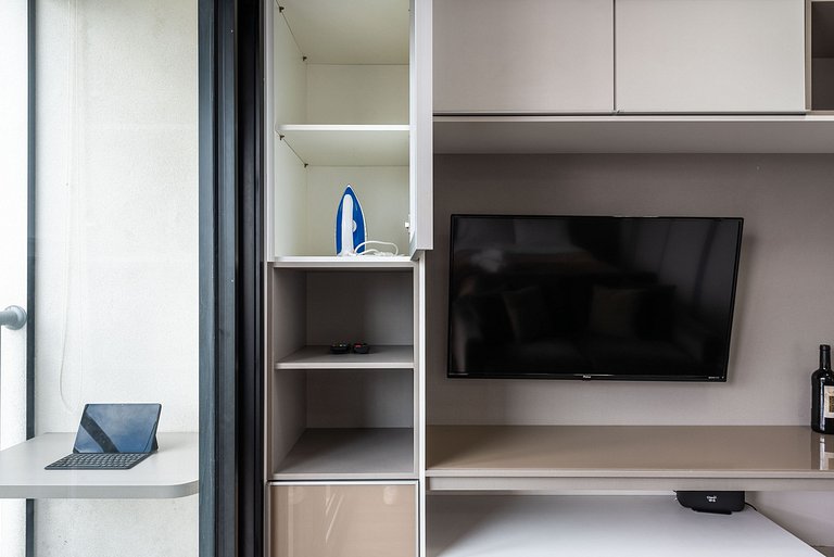 IA1104 Studio charmoso e confortável em Moema