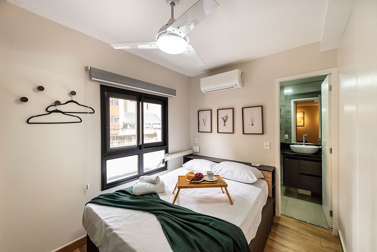 MI511 Studio Charmoso e Confortável p/ Até 4