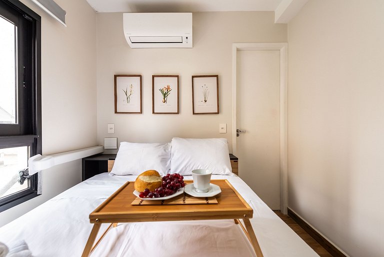 MI511 Studio Charmoso e Confortável p/ Até 4