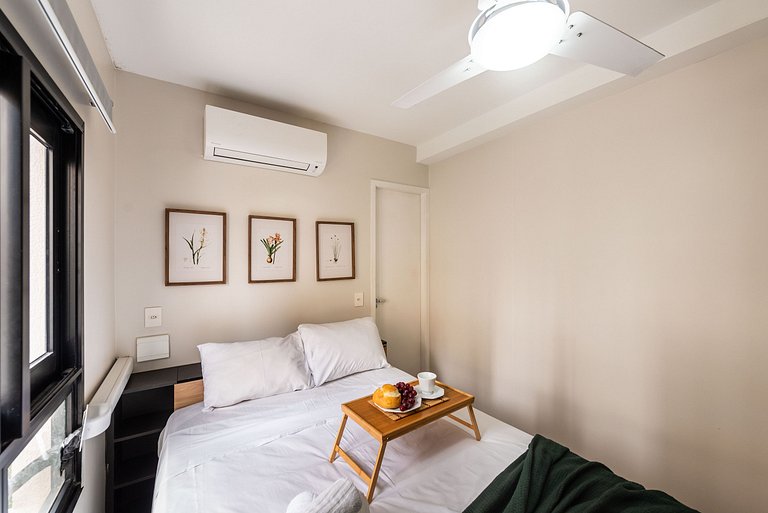 MI511 Studio Charmoso e Confortável p/ Até 4