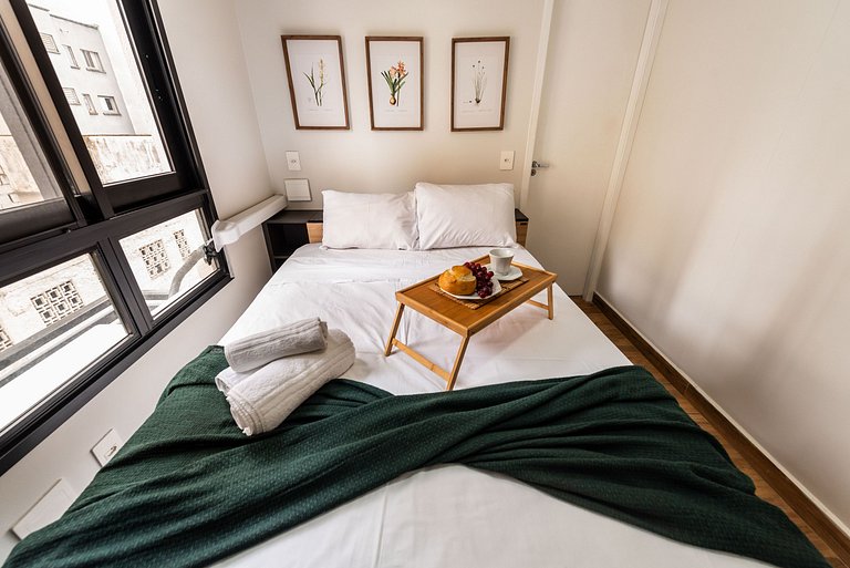 MI511 Studio Charmoso e Confortável p/ Até 4