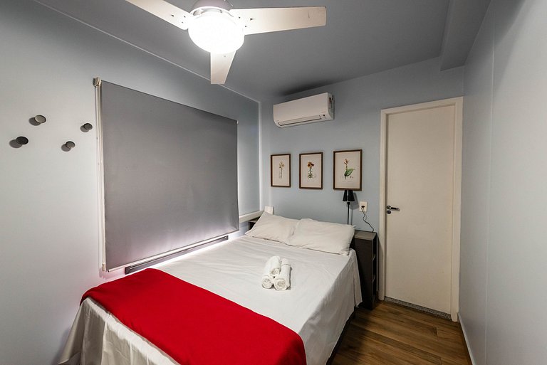 MI611 Studio Charmoso e Confortável p/ Até 4