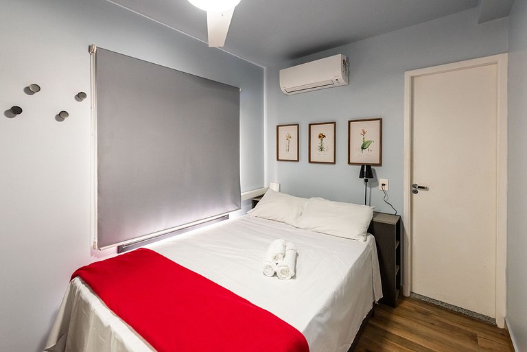 MI611 Studio Charmoso e Confortável p/ Até 4