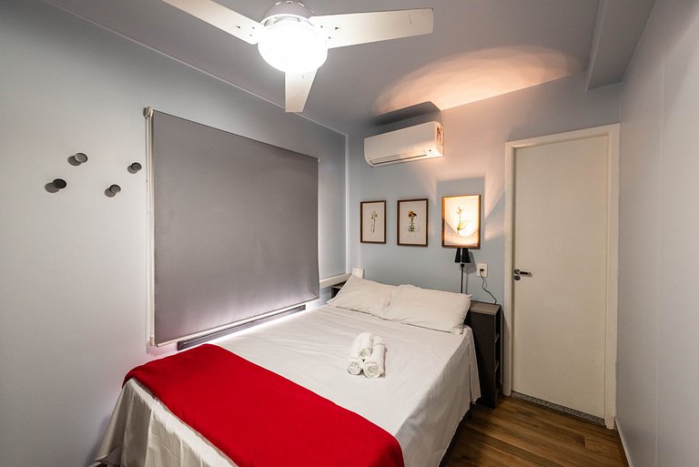 MI611 Studio Charmoso e Confortável p/ Até 4