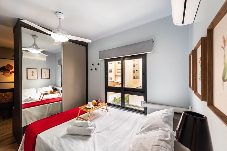 MI611 Studio Charmoso e Confortável p/ Até 4